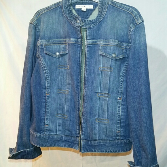 tommy hilfiger ladies denim jacket